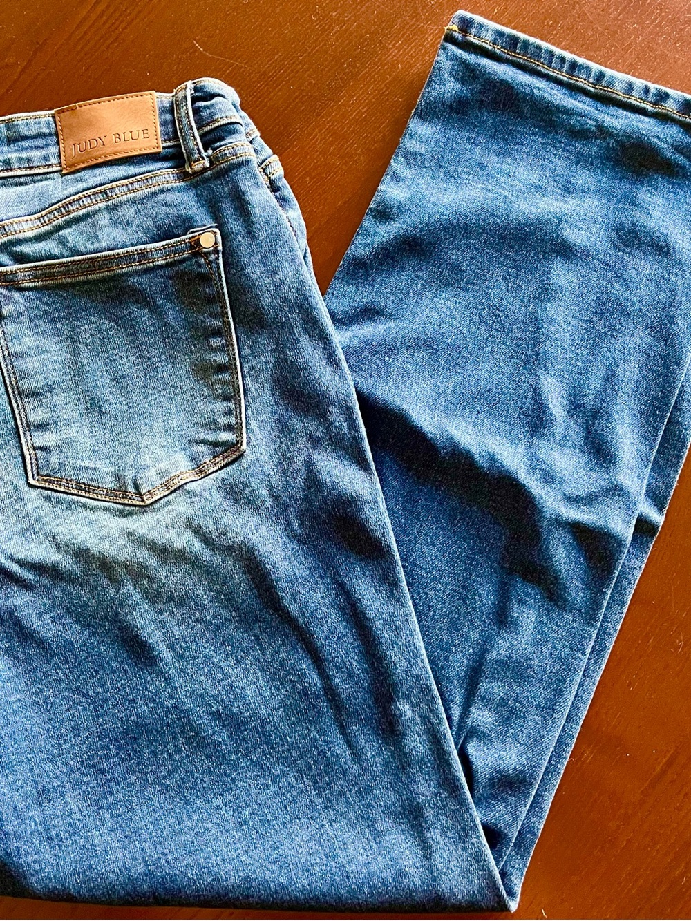 Judy blue Kimberly Side Seam Detail Straight Jeans 15/32